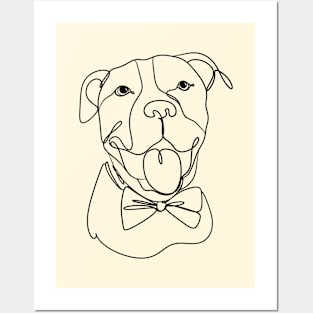 Pitbull brown Posters and Art